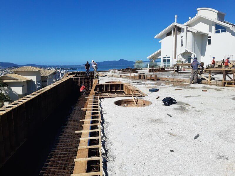 Projeto Estrutural Residencial Alto Padrão com Piscina