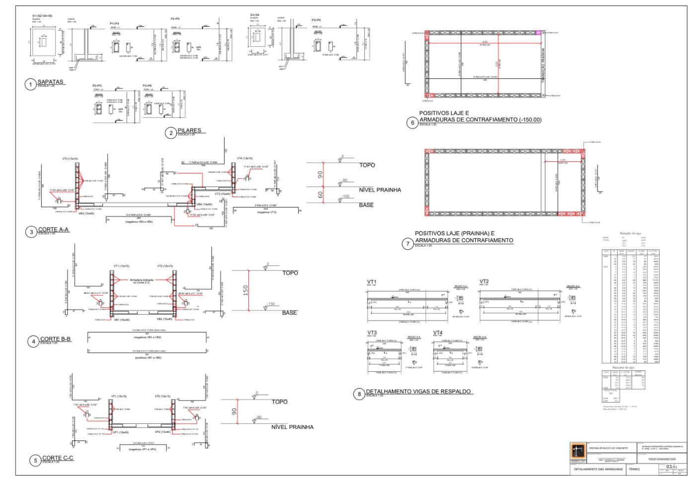 Projeto Estrutural Piscina 3