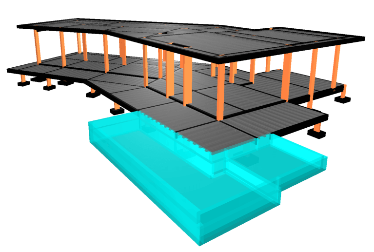 Projeto Estrutural Residência Térrea com Piscina, Município de Biguaçú SC (2)