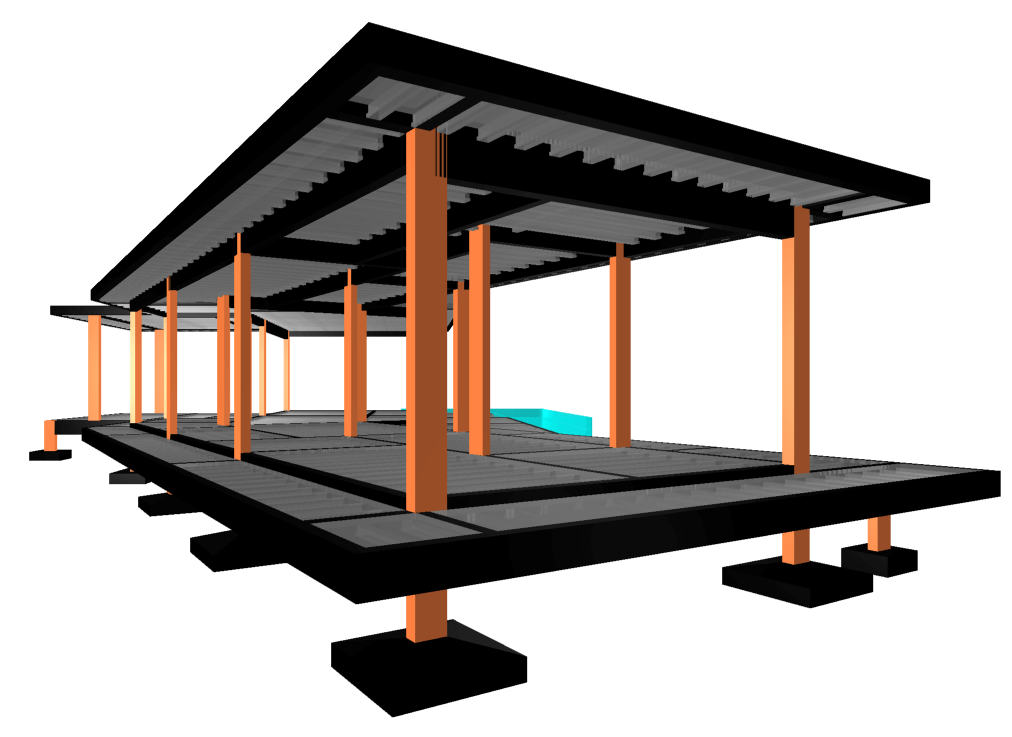 Projeto Estrutural Residencia Terrea com Piscina Municipio de Biguacu SC