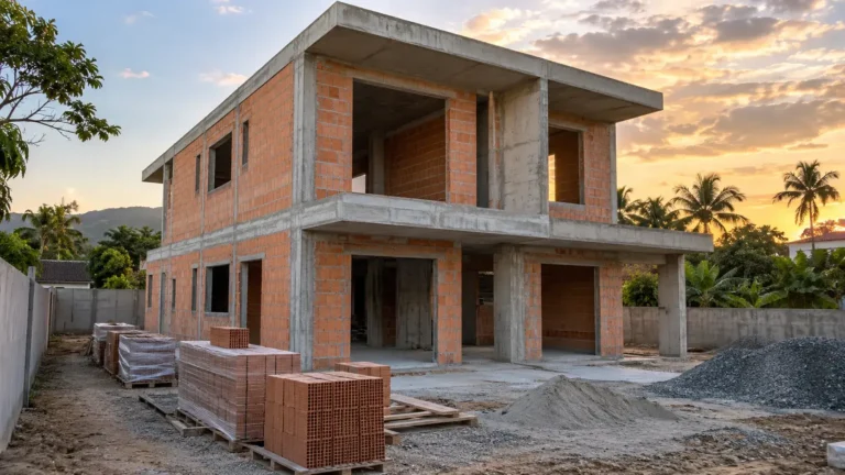 Etapas da construção de uma casa, da fundação ao habite-se
