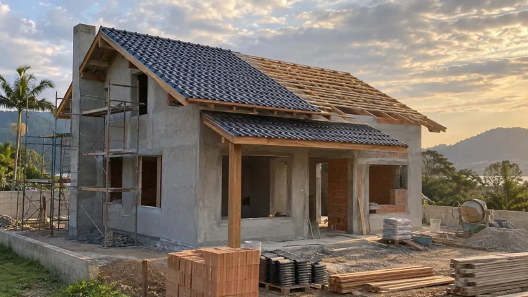 Quanto tempo leva para construir uma casa