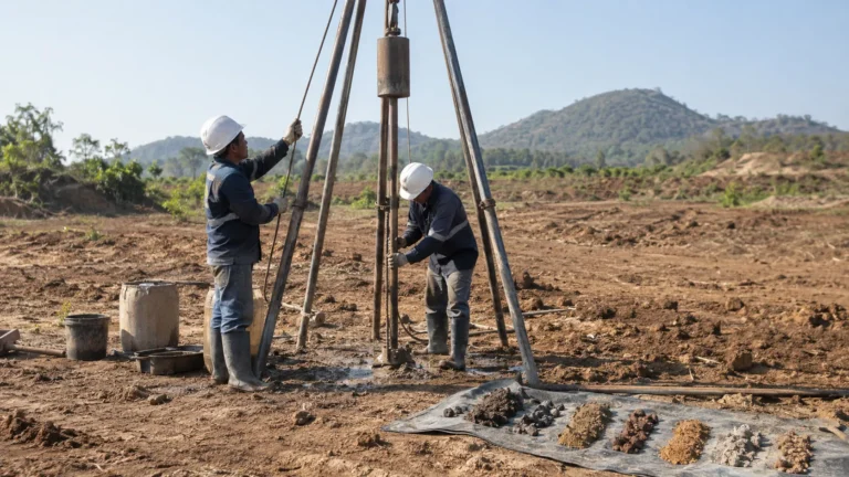 Sondagem do solo antes de construir e por que a fundação depende dela